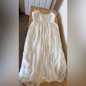 Wilfred Cream Maxi Dress